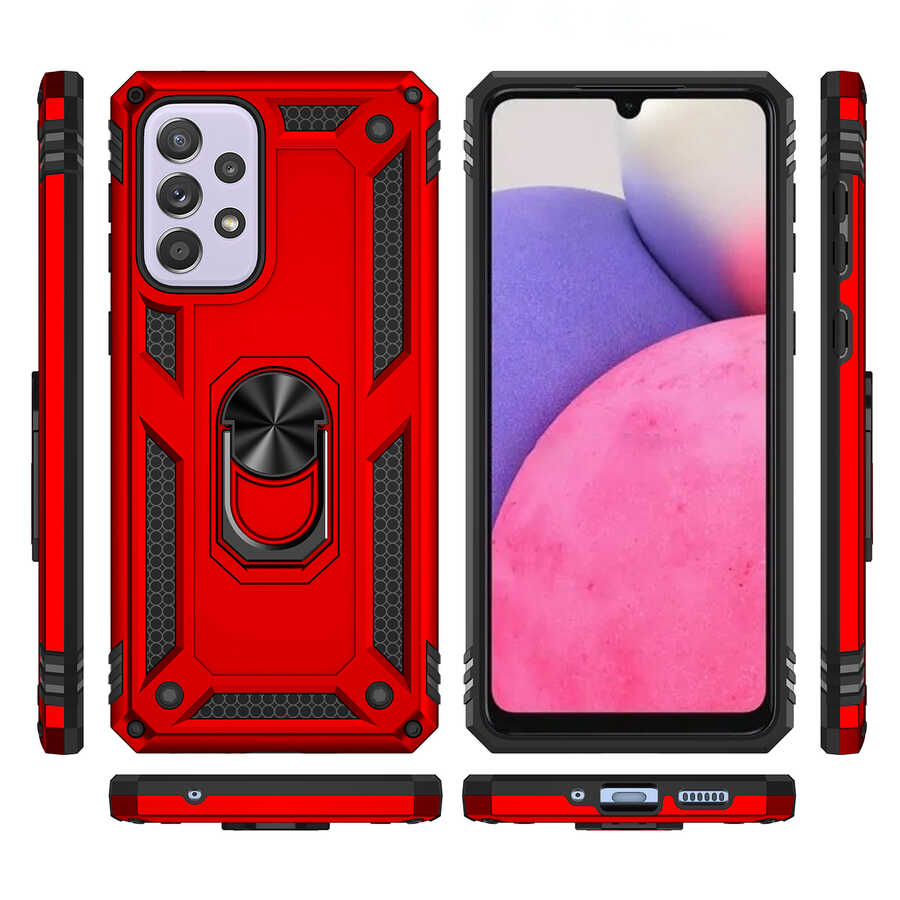 Galaxy A33 5G Kılıf Zore Vega Kapak Gold