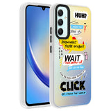 Galaxy A34 Kılıf Desenli Zore Dragon Sert Kapak Kelimeler