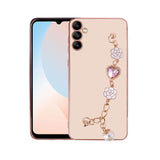 Galaxy A34 Kılıf El Tutamaçlı Kamera Korumalı Zore Taka Silikon Kapak Beyaz