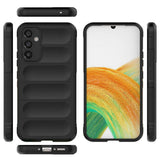 Galaxy A34 Kılıf Esnek TPU Oyuklu Arka Yüzey Tasarımlı Zore Etnik Silikon Kapak Koyu Yeşil