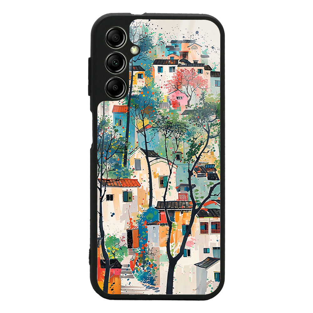 Galaxy A34 Kılıf Kamera Korumalı Desenli Lusi Kapak Evler