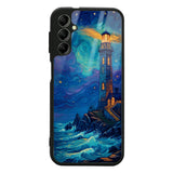 Galaxy A34 Kılıf Kamera Korumalı Desenli Lusi Kapak Deniz Feneri