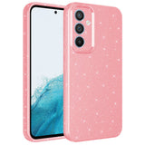 Galaxy A34 Kılıf Kamera Korumalı Simli Lüks Zore Koton Kapak Mor