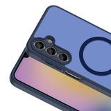 Galaxy A34 Kılıf M-safe Şarj Özellikli Zore Babet Kapak Lacivert