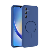 Galaxy A34 Kılıf M-safe Şarj Özellikli Zore Meta Kapak Kahverengi