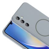 Galaxy A34 Kılıf M-safe Şarj Özellikli Zore Meta Kapak Lacivert