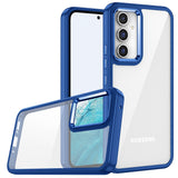 Galaxy A34 Kılıf Zore Flora Kapak Lacivert