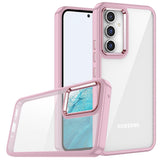 Galaxy A34 Kılıf Zore Flora Kapak Rose Gold