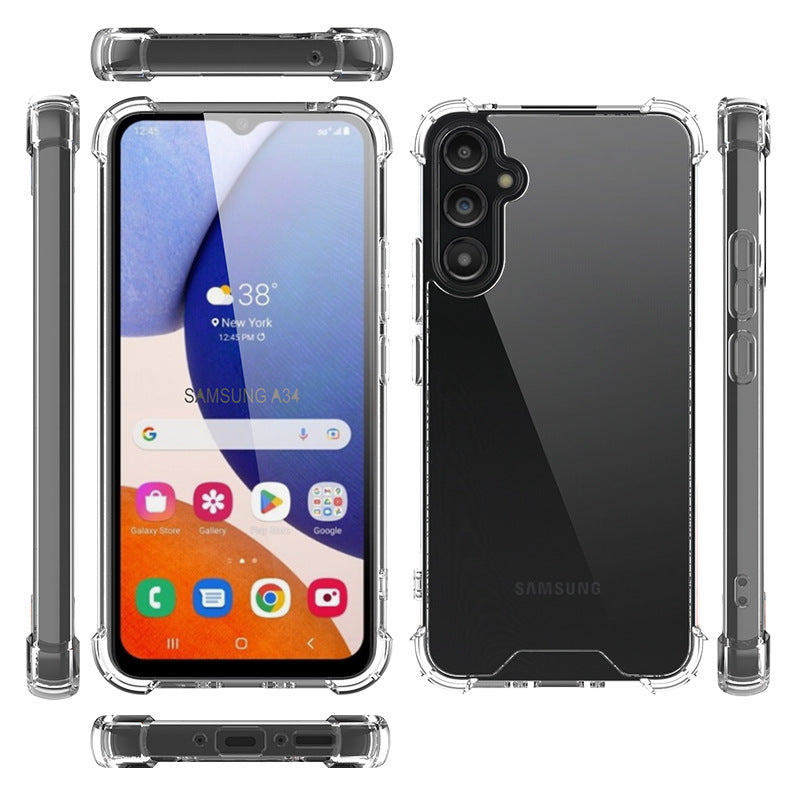 Galaxy A34 Kılıf Zore Nitro Anti Shock Silikon Renksiz
