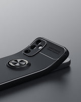 Galaxy A34 Kılıf Zore Ravel Silikon Kapak Siyah-Mavi