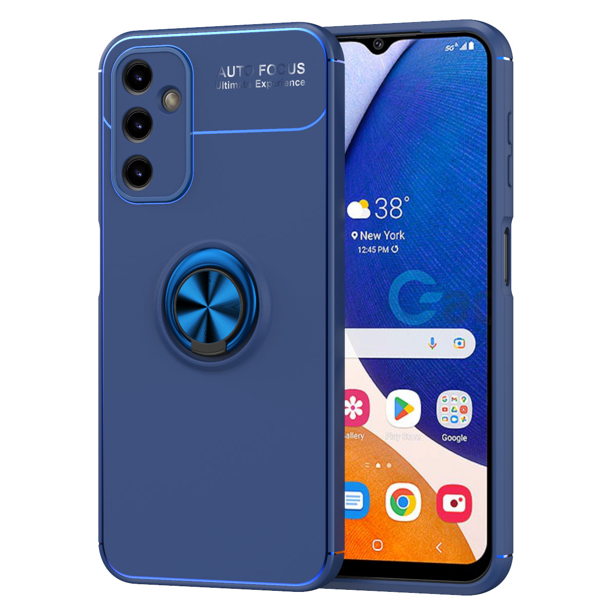 Galaxy A34 Kılıf Zore Ravel Silikon Kapak Mavi