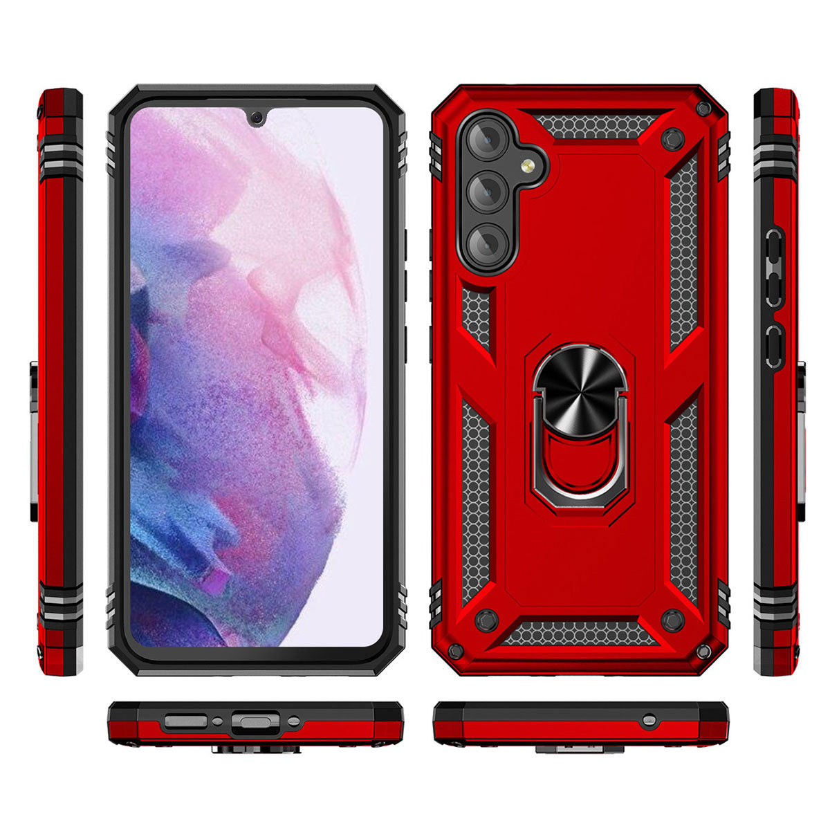 Galaxy A34 Kılıf Zore Vega Kapak Mavi