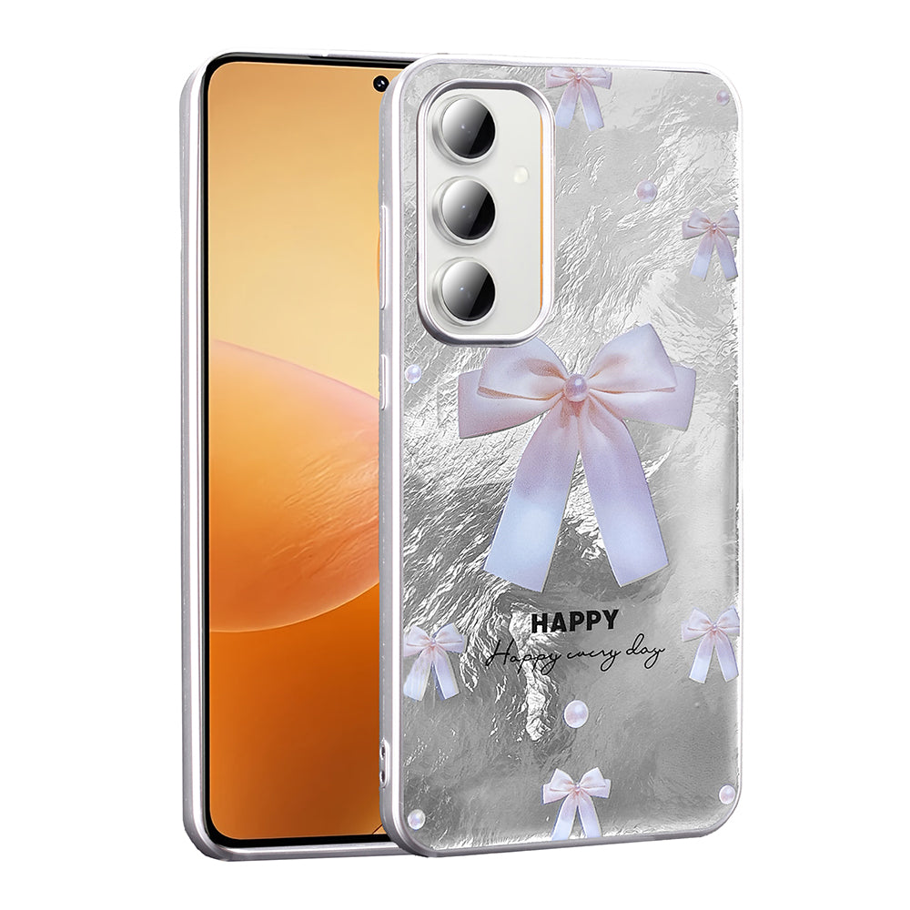Galaxy A35 Kılıf Desenli Zore Mep Kapak Gold Leopar