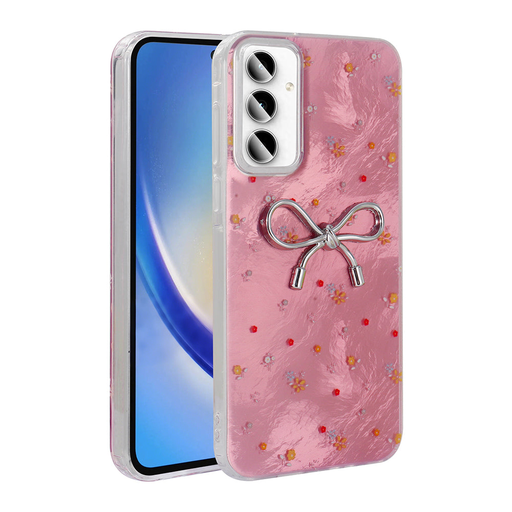 Galaxy A35 Kılıf Kamera Korumalı Figürlü Zore Ponti Silikon Kapak Açık Mavi