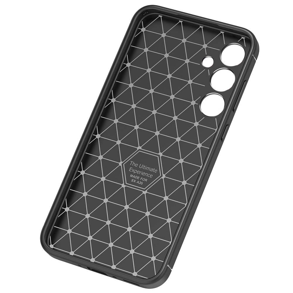 Galaxy A35 Kılıf Zore Negro Silikon Kapak Siyah