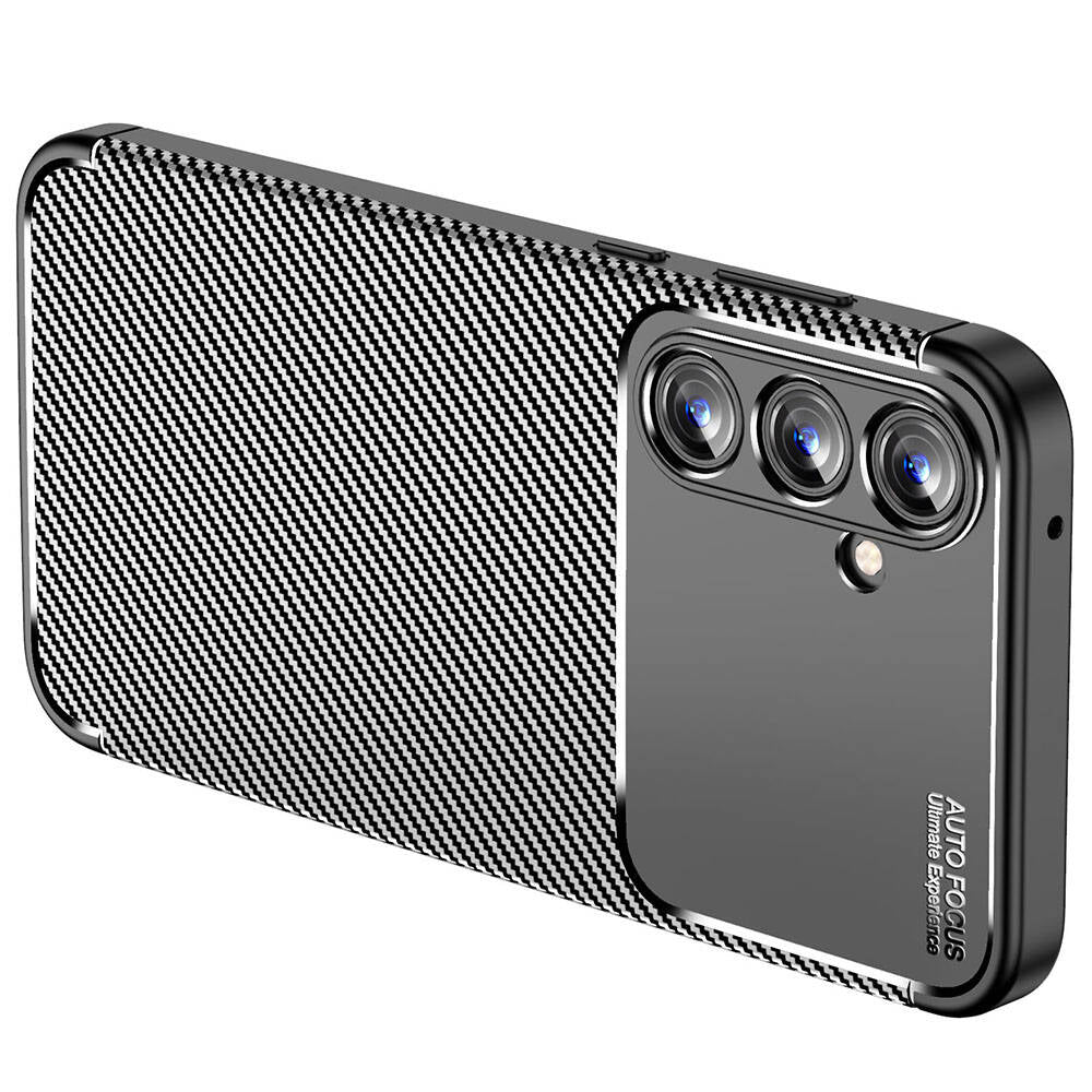 Galaxy A35 Kılıf Zore Negro Silikon Kapak Siyah