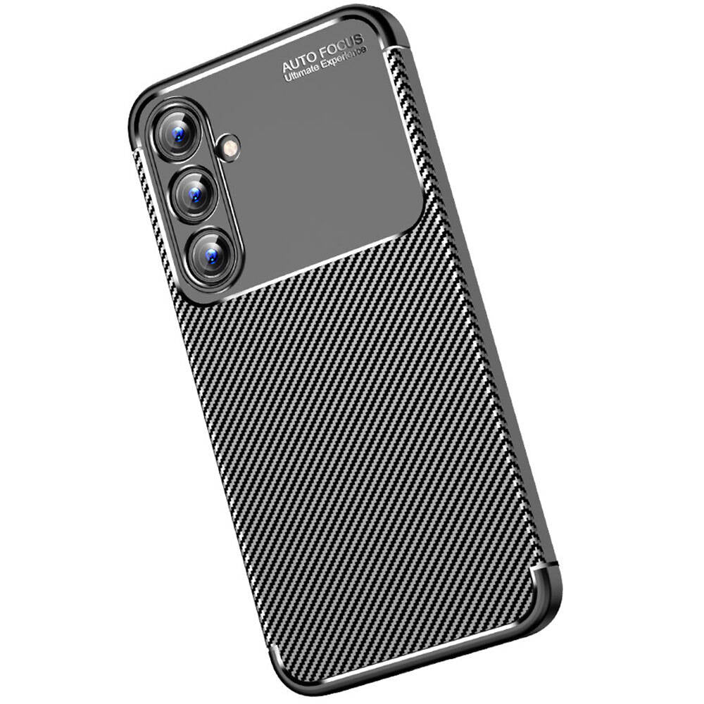 Galaxy A35 Kılıf Zore Negro Silikon Kapak Siyah