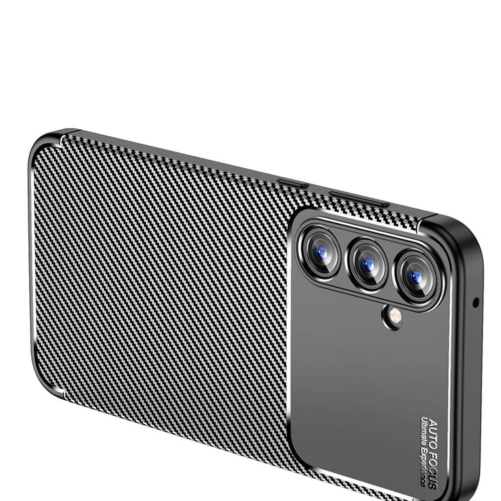 Galaxy A35 Kılıf Zore Negro Silikon Kapak Siyah