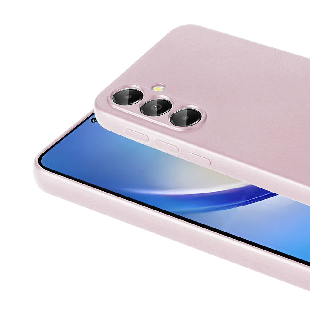 Galaxy A35 Kılıf Zore Premier Silikon Kapak Mürdüm