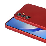 Galaxy A35 Kılıf Zore Premier Silikon Kapak Mürdüm
