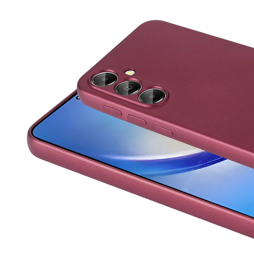 Galaxy A35 Kılıf Zore Premier Silikon Kapak Kırmızı