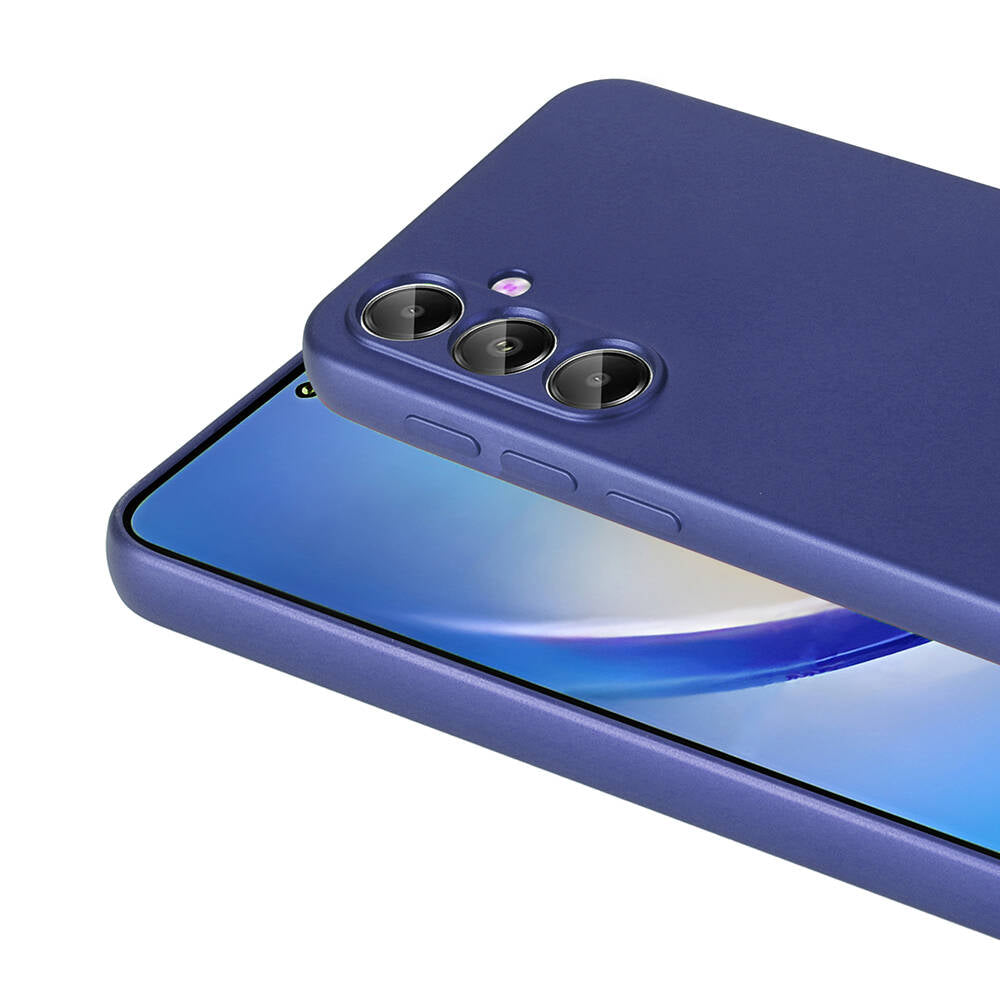 Galaxy A35 Kılıf Zore Premier Silikon Kapak Mürdüm
