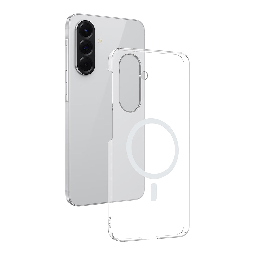 Galaxy A36 Kamera Korumalı M-Safe Şarj Özellikli Şeffaf London Sert PC Kapak Şeffaf