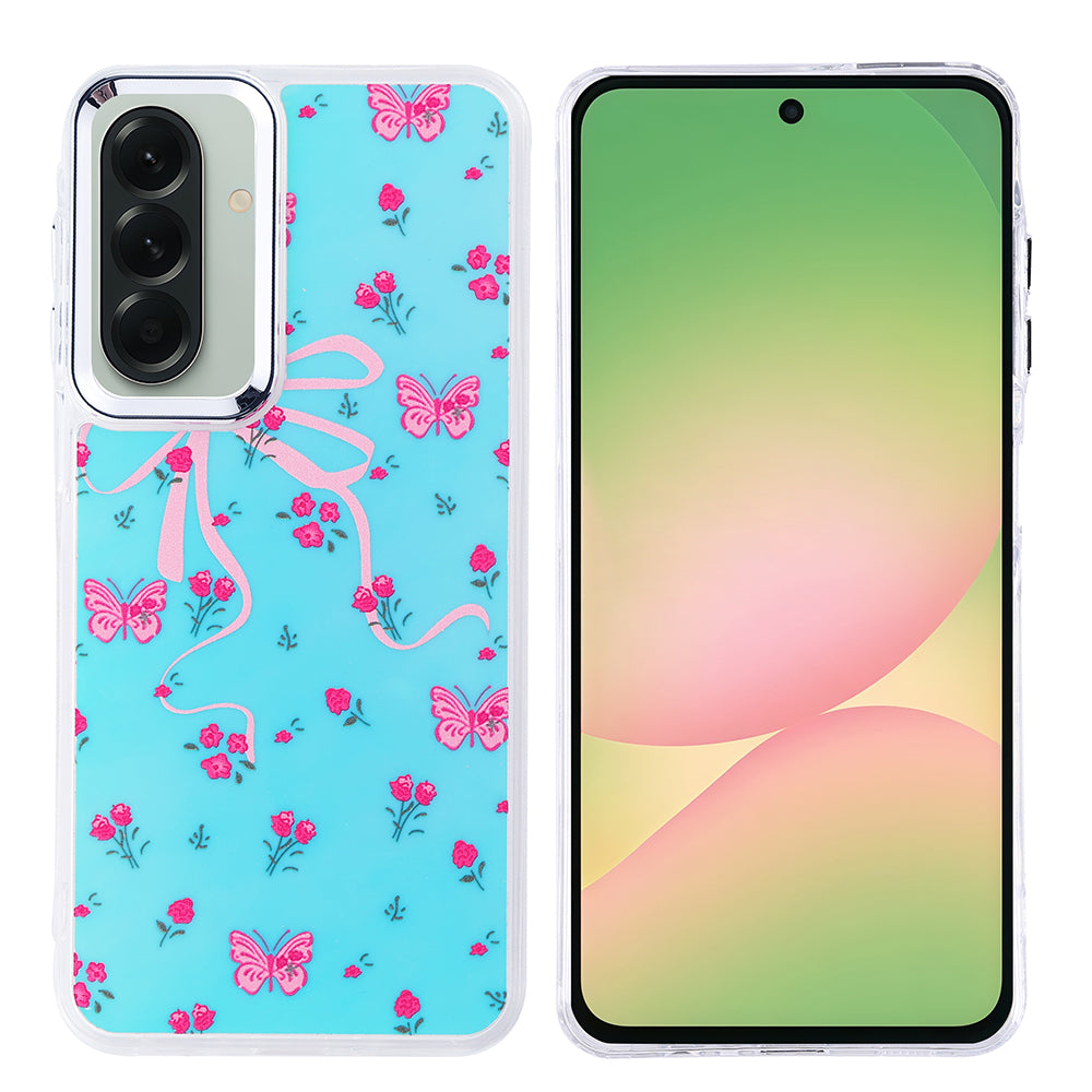 Galaxy A36 Kılıf Airbag Tasarımlı Zore Hadra Kapak Kelebek
