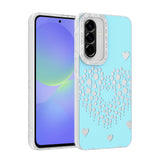 Galaxy A36 Kılıf Damla Taşlı Zore Rivas Sert PC Kapak Mavi