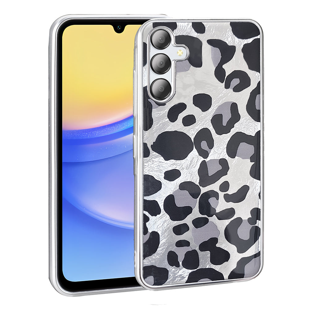 Galaxy A36 Kılıf Desenli Zore Mep Kapak Gold Leopar