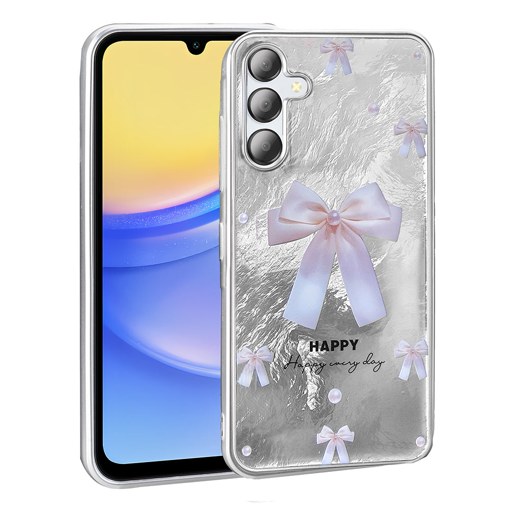 Galaxy A36 Kılıf Desenli Zore Mep Kapak İncili Fiyonk