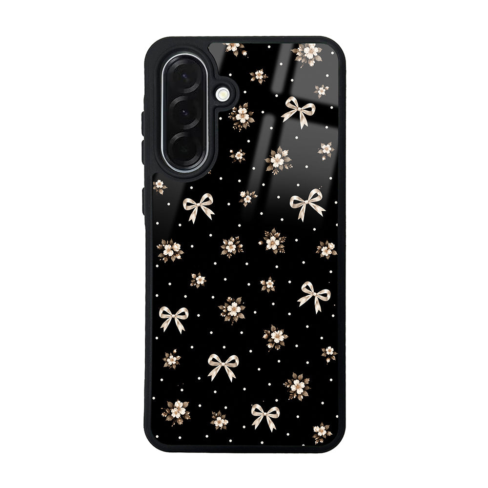 Galaxy A36 Kılıf Kamera Korumalı Desenli Zore Lusi Kapak Gold Fiyonk