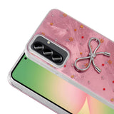 Galaxy A36 Kılıf Kamera Korumalı Figürlü Zore Ponti Silikon Kapak Açık Pembe