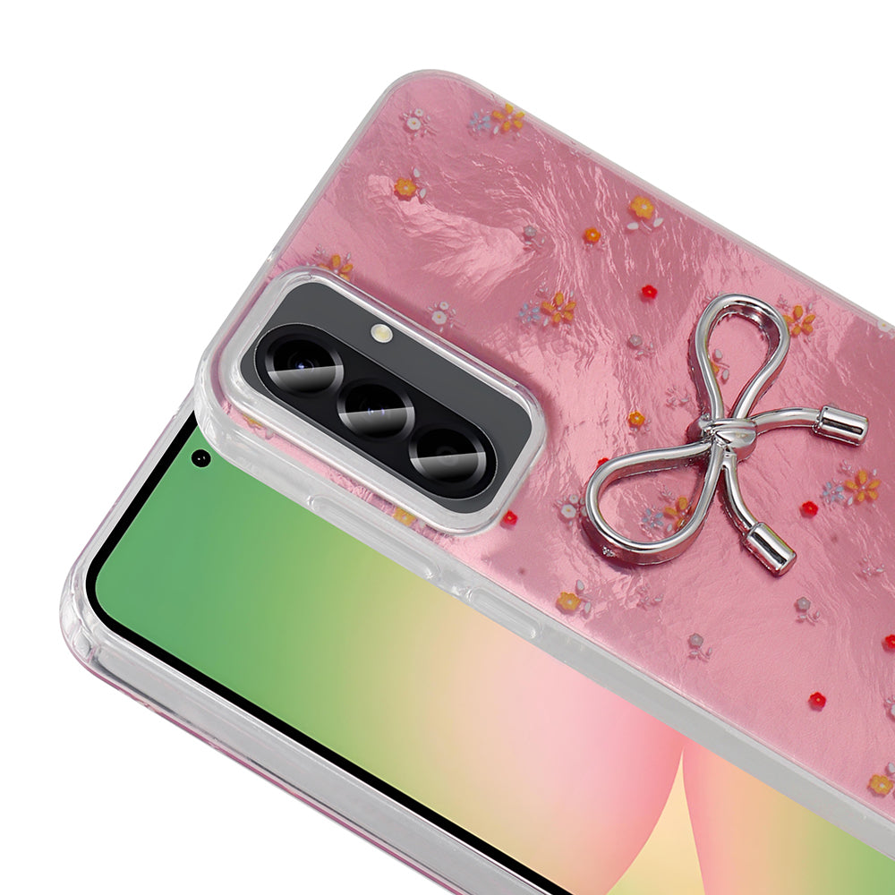 Galaxy A36 Kılıf Kamera Korumalı Figürlü Zore Ponti Silikon Kapak Beyaz