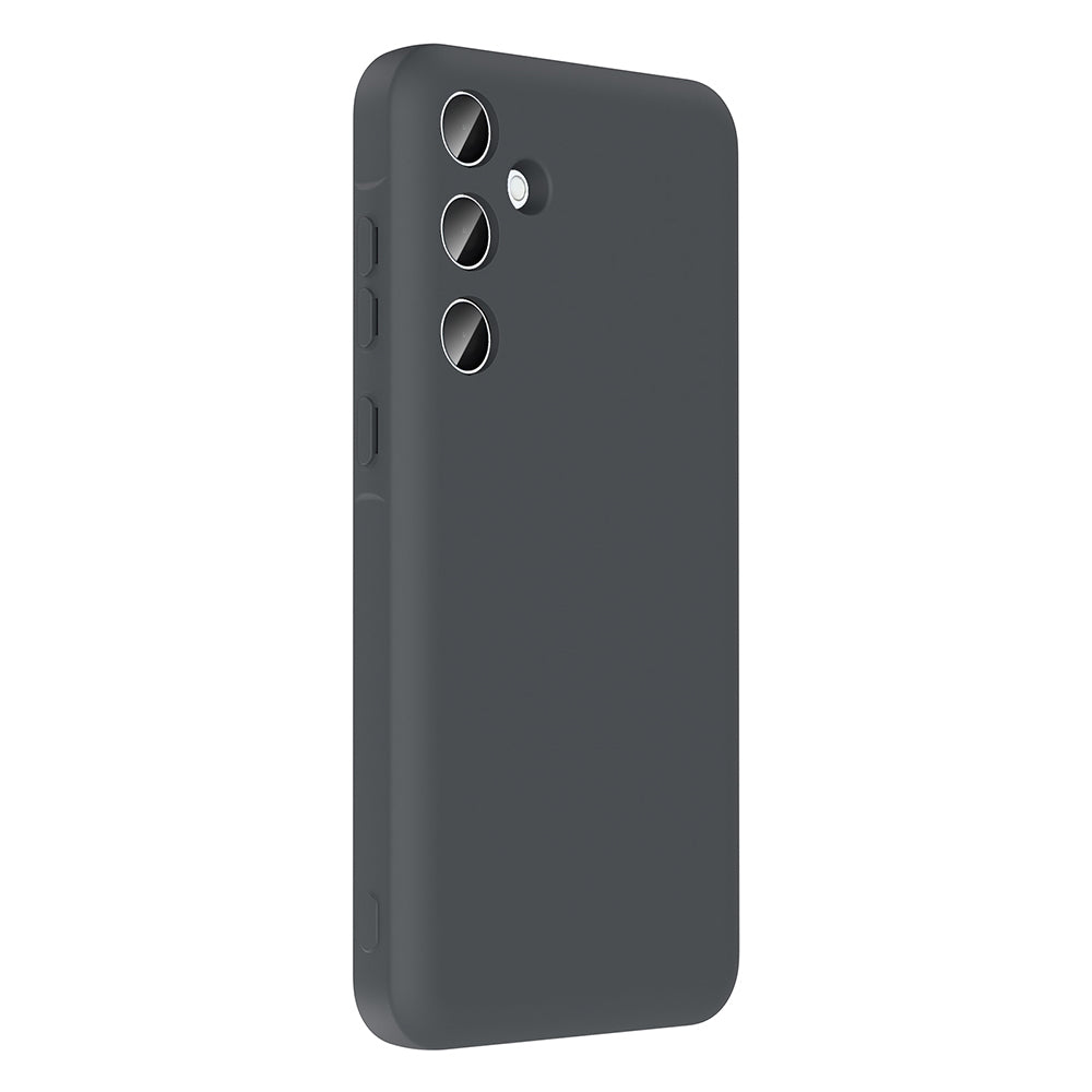 Galaxy A36 Kılıf Kamera Korumalı Kartlık Hazneli Zore Vitra Kapak Gri