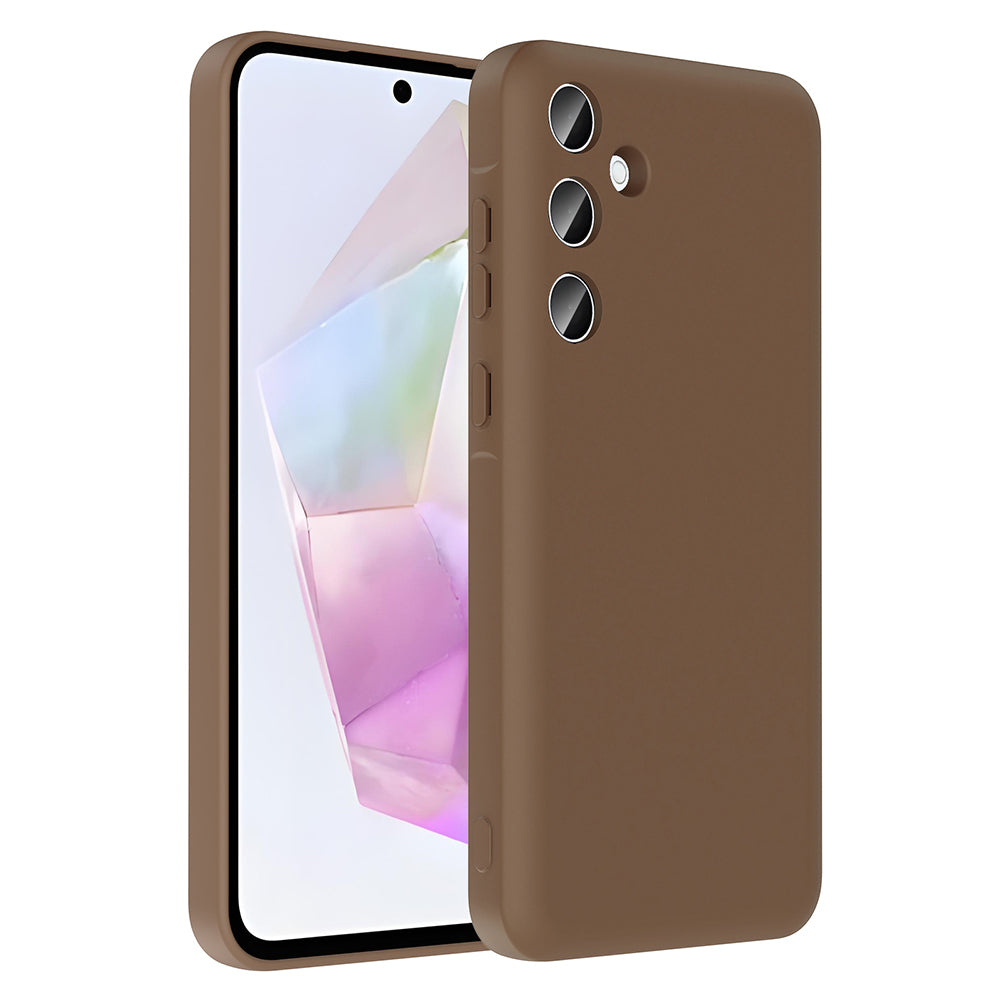 Galaxy A36 Kılıf Kamera Korumalı Kartlık Hazneli Zore Vitra Kapak Lacivert