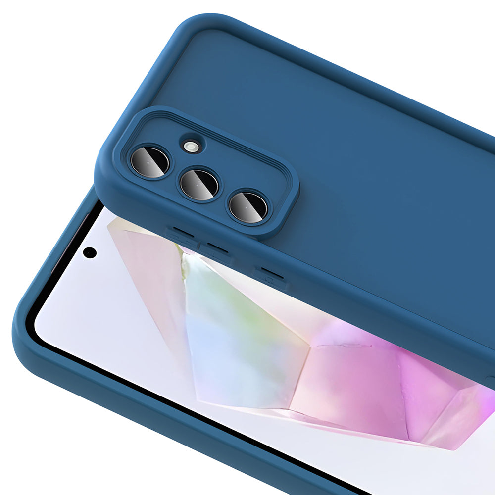 Galaxy A36 Kılıf Kamera Korumalı Zore Ananas Kapak Koyu Yeşil