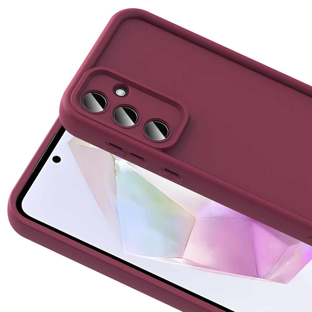 Galaxy A36 Kılıf Kamera Korumalı Zore Ananas Kapak Koyu Yeşil