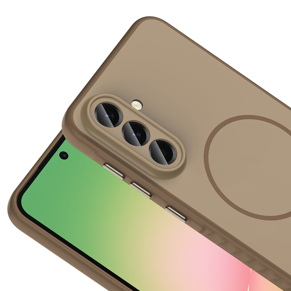 Galaxy A36 Kılıf M-safe Şarj Özellikli Zore Tea Kapak Siyah