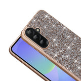 Galaxy A36 Kılıf Parlak Taşlı Tasarım Zore Pırlanta Kapak Pembe