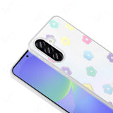 Galaxy A36 Kılıf Şeffaf Figürlü Zore Folk Sert Kapak Kalp