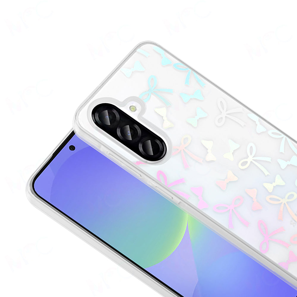 Galaxy A36 Kılıf Şeffaf Figürlü Zore Folk Sert Kapak Sevimli Köpek