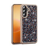 Galaxy A36 Kılıf Taşlı ve Simli Tasarım Zore Azra Kapak Gold