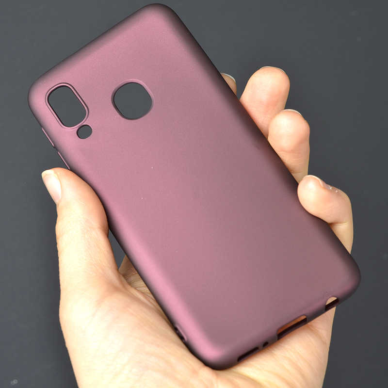 Galaxy A40 Kılıf Zore Premier Silikon Kapak Lacivert