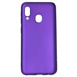 Galaxy A40 Kılıf Zore Premier Silikon Kapak Mor