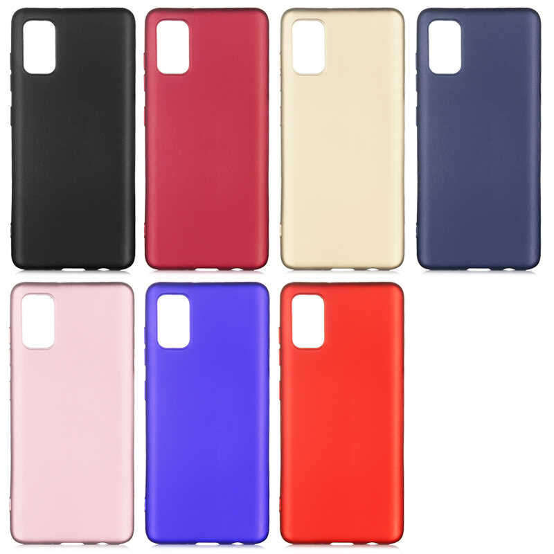 Galaxy A41 Kılıf Zore Premier Silikon Kapak Siyah