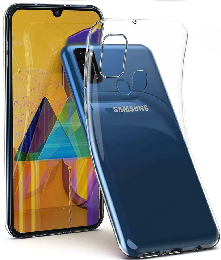 Galaxy A41 Kılıf Zore Süper Silikon Kapak Renksiz
