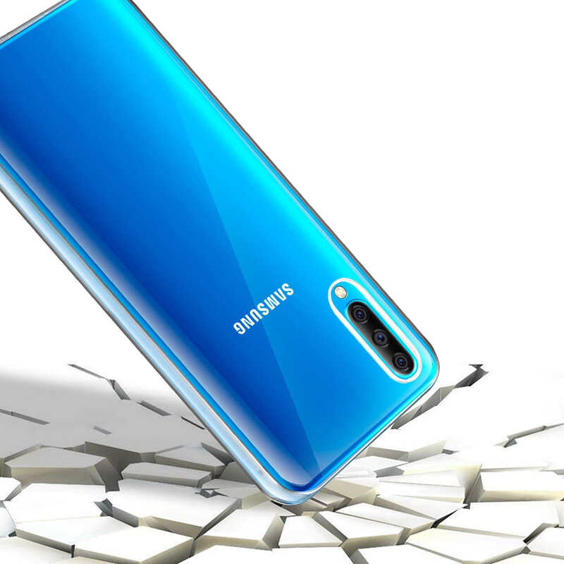 Galaxy A50 Kılıf Zore Enjoy Kapak Renksiz