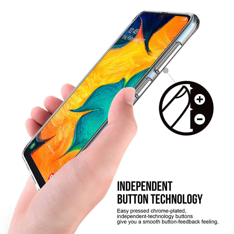Galaxy A50 Kılıf Zore Gard Silikon Renksiz