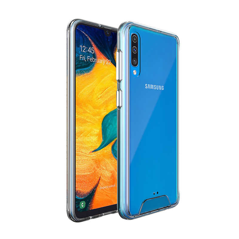 Galaxy A50 Kılıf Zore Gard Silikon Renksiz